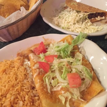Mi Casa Mexican Restaurant - #1 combo - taco and 2 enchiladas (I added the lettuce and tomato from my salad) - Mexican Near Me - Lexington, North Carolina Mi Casa Mexican Restaurant - #1 combo - taco and 2 enchiladas (I added the lettuce and tomato from my salad) - Mexican Near Me - Lexington, North Carolina