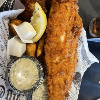 The Deadrise - Fried flounder with hush puppies, fries, and coleslaw - Seafood Near Me - Fort Monroe, Virginia The Deadrise - Fried flounder with hush puppies, fries, and coleslaw - Seafood Near Me - Fort Monroe, Virginia