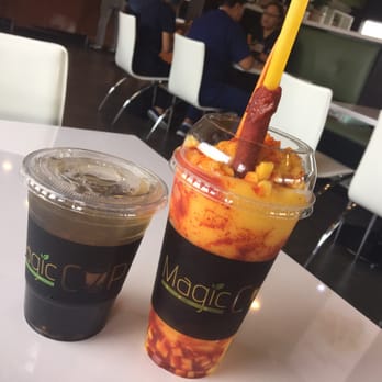 Magic Cup - Winter melon tea and chamango - Coffee & Tea Near Me - Houston, Texas Magic Cup - Winter melon tea and chamango - Coffee & Tea Near Me - Houston, Texas