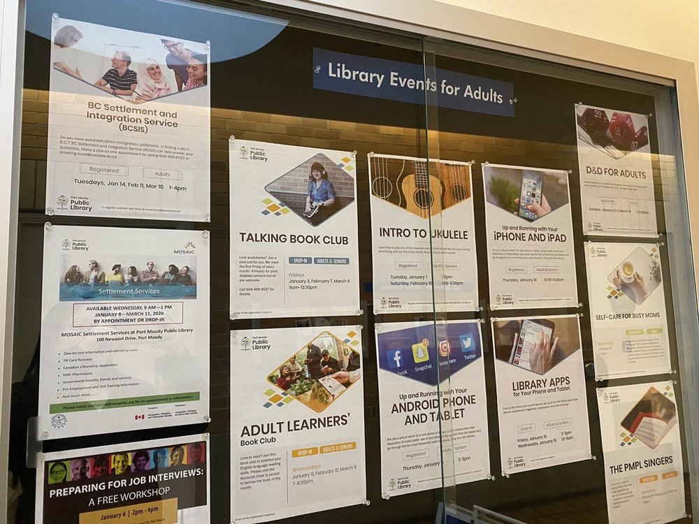 PORT MOODY PUBLIC LIBRARY Updated April 2024 100 Newport Drive