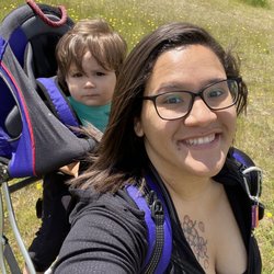 South Kitsap Regional Park - Walking with my son