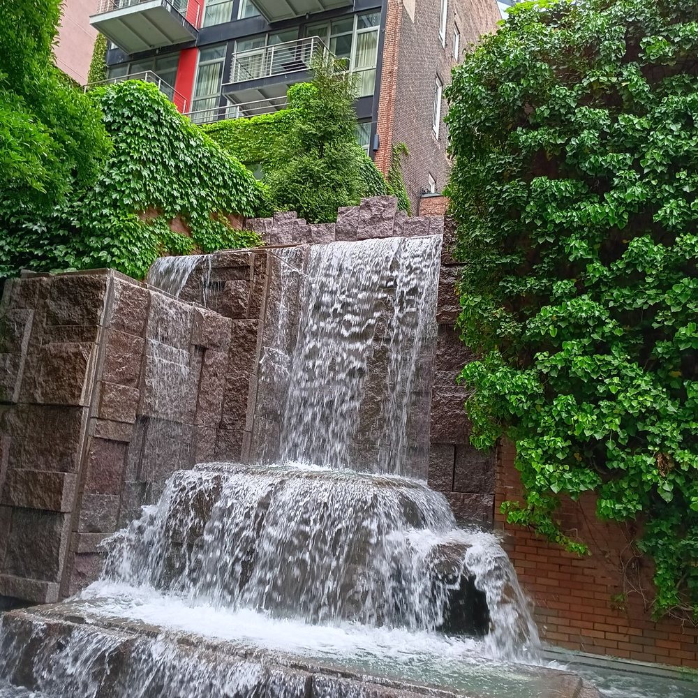 Greenacre Park - Waterfall is on in mid May - Parks Near Me - New York, New York Greenacre Park - Waterfall is on in mid May - Parks Near Me - New York, New York