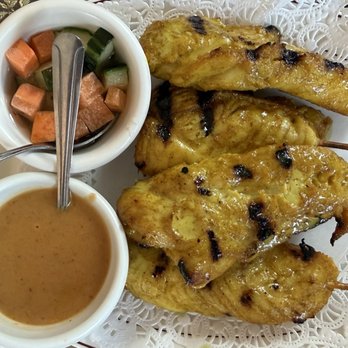 Bangkok Cafe - Chicken satay stickers - Thai Near Me - Foxboro, Massachusetts