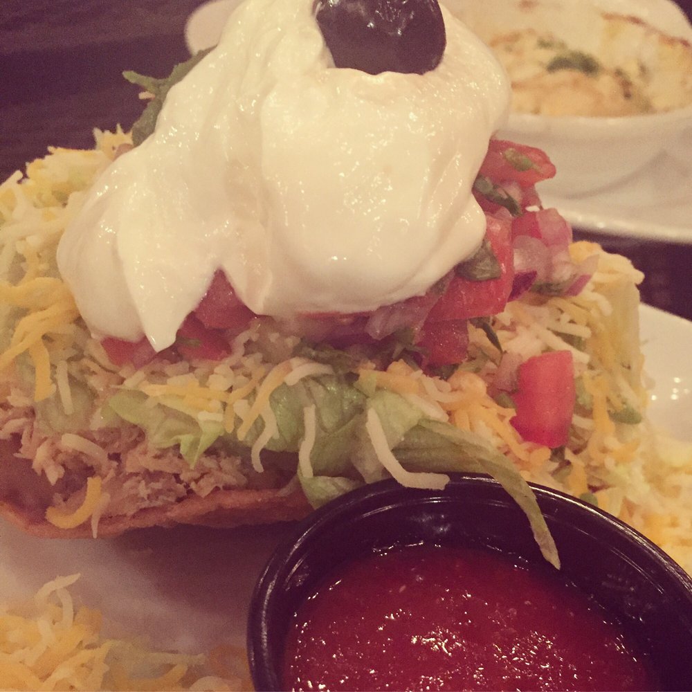 Ficelle - Chicken avocado tostada - Spanish Near Me - Winters, California
