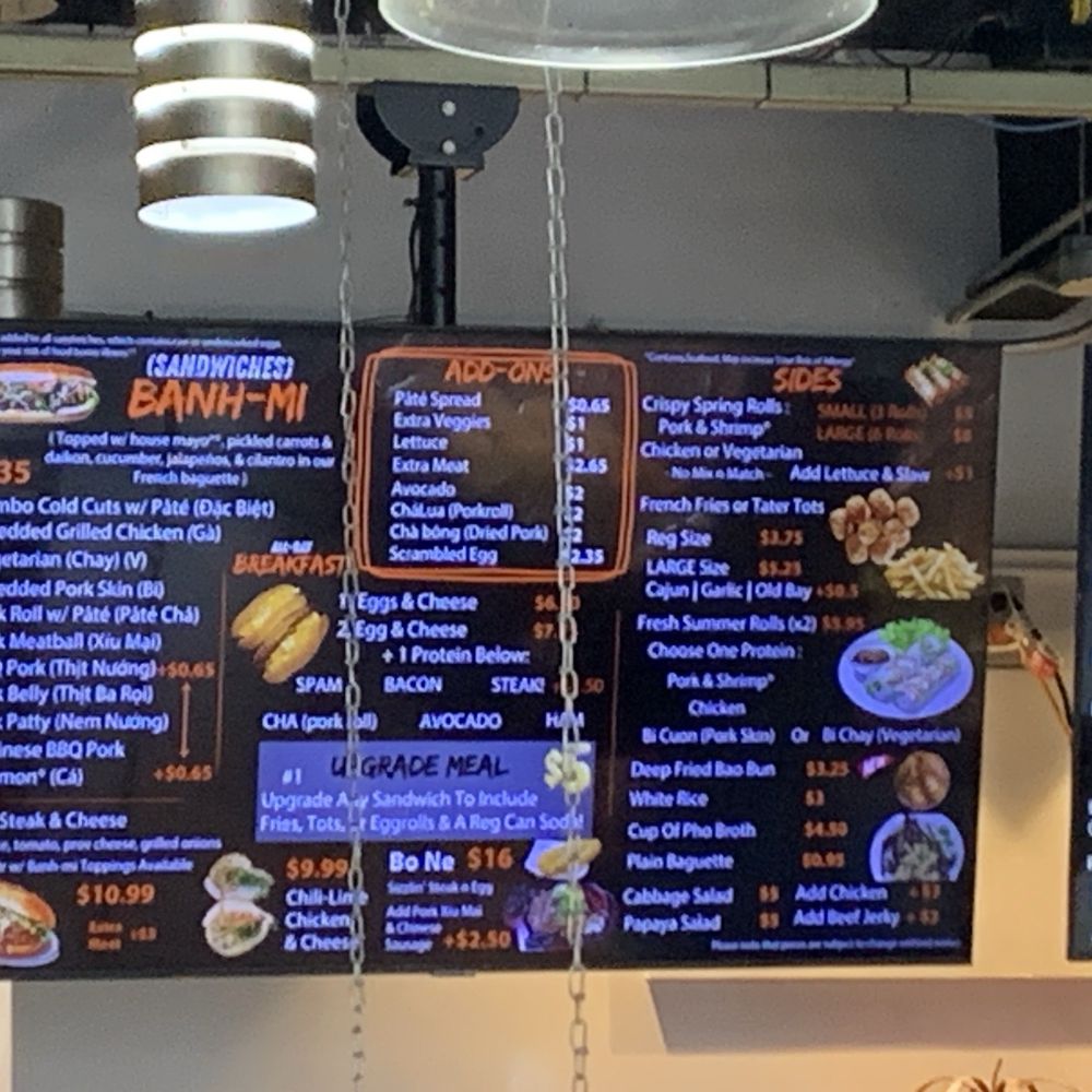 Le Bledo Eatery - Menu as of January 2026 - Vietnamese Near Me - Springfield, Virginia