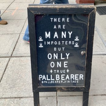 Pallbearer - Street sign - Accessories Near Me - Raleigh, North Carolina