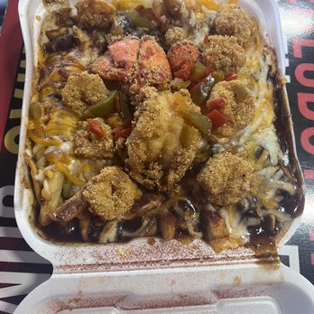 Randys Chicken and Waffles - Lobster Gumbo Fries - Soul Food Near Me - Lancaster, California