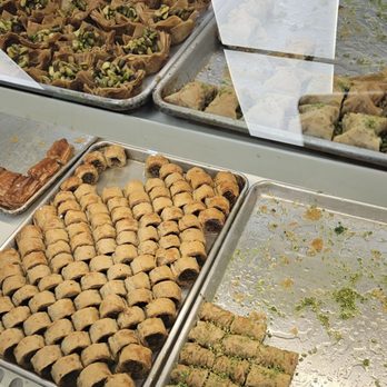 Mediterranean Bakery - a variety of pastries on display - Bakeries Near Me - Redlands, California Mediterranean Bakery - a variety of pastries on display - Bakeries Near Me - Redlands, California