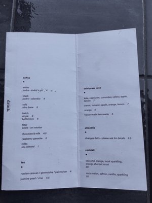 Menu photo 6 Abacus Bar South Yarra, VIC
