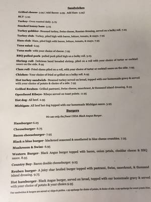 Menu photo 5 Green Mountain Cafe St. Albans, VT
