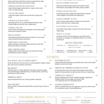 Dawn AM Eatery - Menu - Southern Near Me - Chicago, Illinois