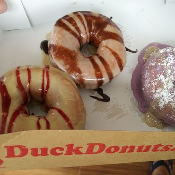 Duck Donuts - Super fresh and hot! Blueberry pancake, peanut butter paradise, and raspberry lemonade - Donuts Near Me - Virginia Beach, Virginia