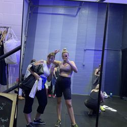 Salt Fitness - Strength workout room with large mirror