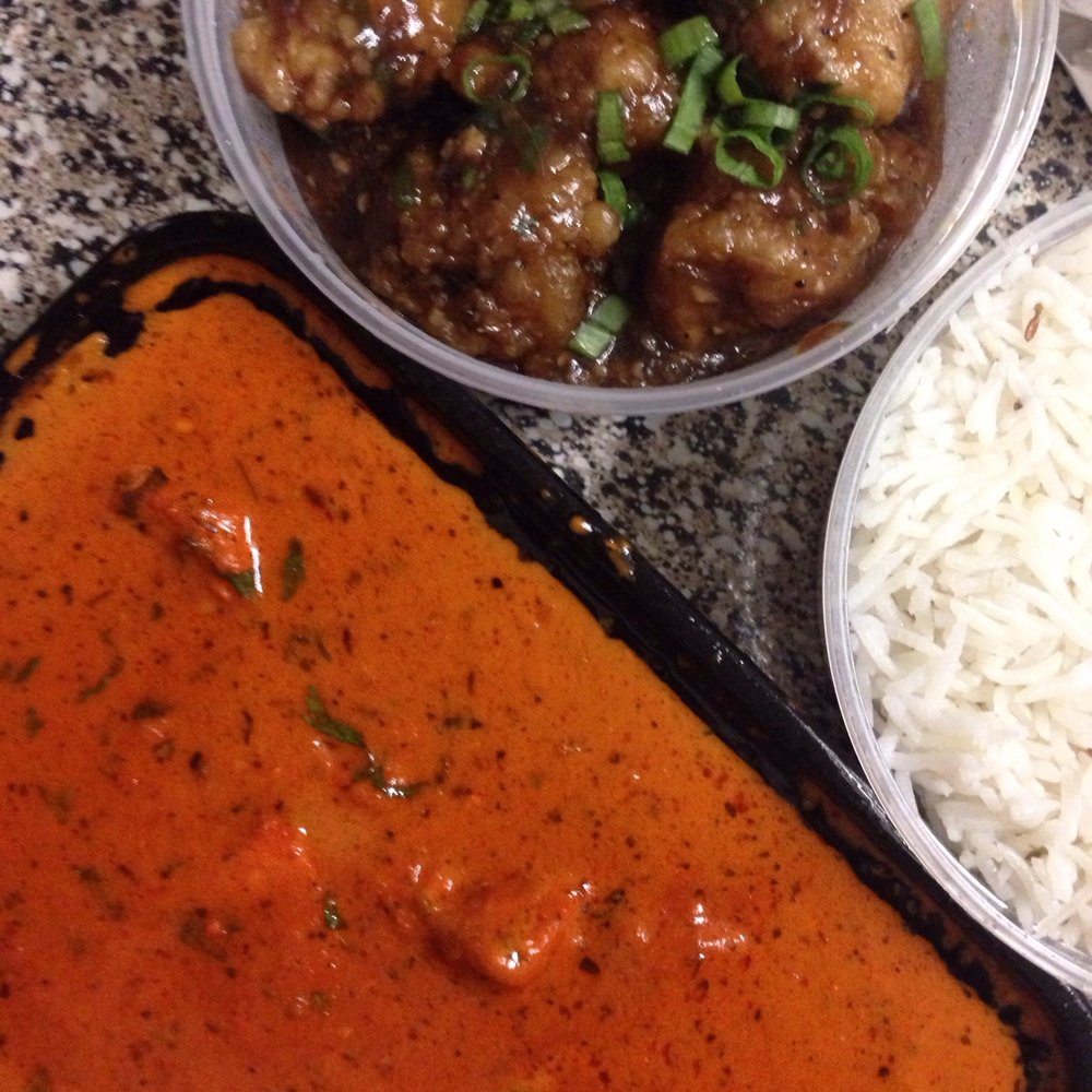 Koyla - Chicken Tikka Masala, Gobi Manchurian and steamed rice. - Indian Near Me - Allen, Texas Koyla - Chicken Tikka Masala, Gobi Manchurian and steamed rice. - Indian Near Me - Allen, Texas