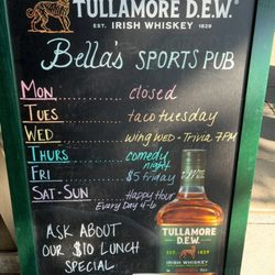 Bella's Sports Pub - M-F Happy Hour :)