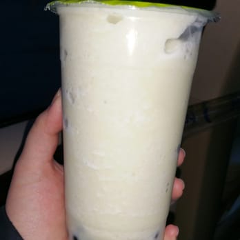 Liquid Fusion Cafe - My melon-ah bubble tea. - Coffee & Tea Near Me - Northbrook, Illinois
