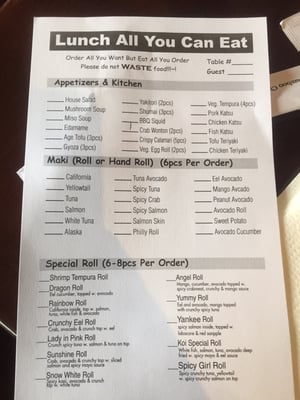 Menu photo 2 Koi Sushi East Haven, CT Menu photo 2 Koi Sushi East Haven, CT