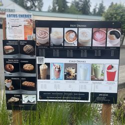 JSE Coffee & Energy drinks - Menu. May, 2024