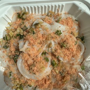 Banh Beo Tolan - Bánh dây (rope cake) chewy, fresh, and generous toppings - Vietnamese Near Me - San Jose, California