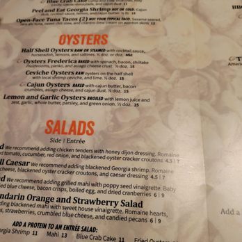 The Half Shell - Menu - Seafood Near Me - Saint Simons Island, Georgia The Half Shell - Menu - Seafood Near Me - Saint Simons Island, Georgia
