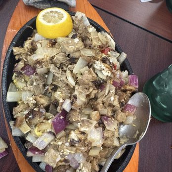 Julie Ryan Philippine Cuisine - Sizzling pork - Filipino Near Me - Troy, Michigan