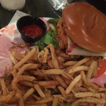 Backspace Bar & Kitchen - Spicy Fried Chicken Sandwich - Bars Near Me - New Orleans, Louisiana