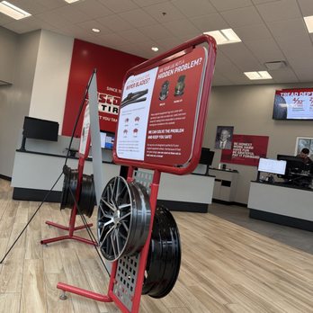 Discount Tire - The lobby, in a Dutch angle - Tires Near Me - Plano, Texas Discount Tire - The lobby, in a Dutch angle - Tires Near Me - Plano, Texas