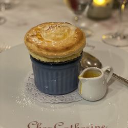 Chez Catherine - Soufflé du Jour Mango