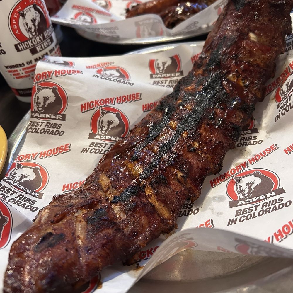 Hickory House Ribs - Full Rack Baby Back Ribs - Barbeque Near Me - Aspen, Colorado