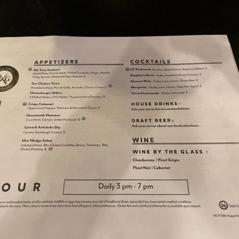 Daily Grill - Happy Hour Menu - American Near Me - Burbank, California