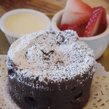 Patisserie Florentine - Closeup of the Fondant au Chocolat. - Bakeries Near Me - Closter, New Jersey