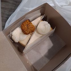 Tracy's Irresistible Desserts Cheesecake - Carrot Cake and the plain cheesecake