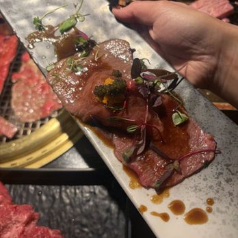 Chubby Cattle BBQ - Las Vegas - A5 Wagyu Uni Caviar Nigiri from the Special Dishes list on the Gold Tier - Barbeque Near Me - Las Vegas, Nevada Chubby Cattle BBQ - Las Vegas - A5 Wagyu Uni Caviar Nigiri from the Special Dishes list on the Gold Tier - Barbeque Near Me - Las Vegas, Nevada