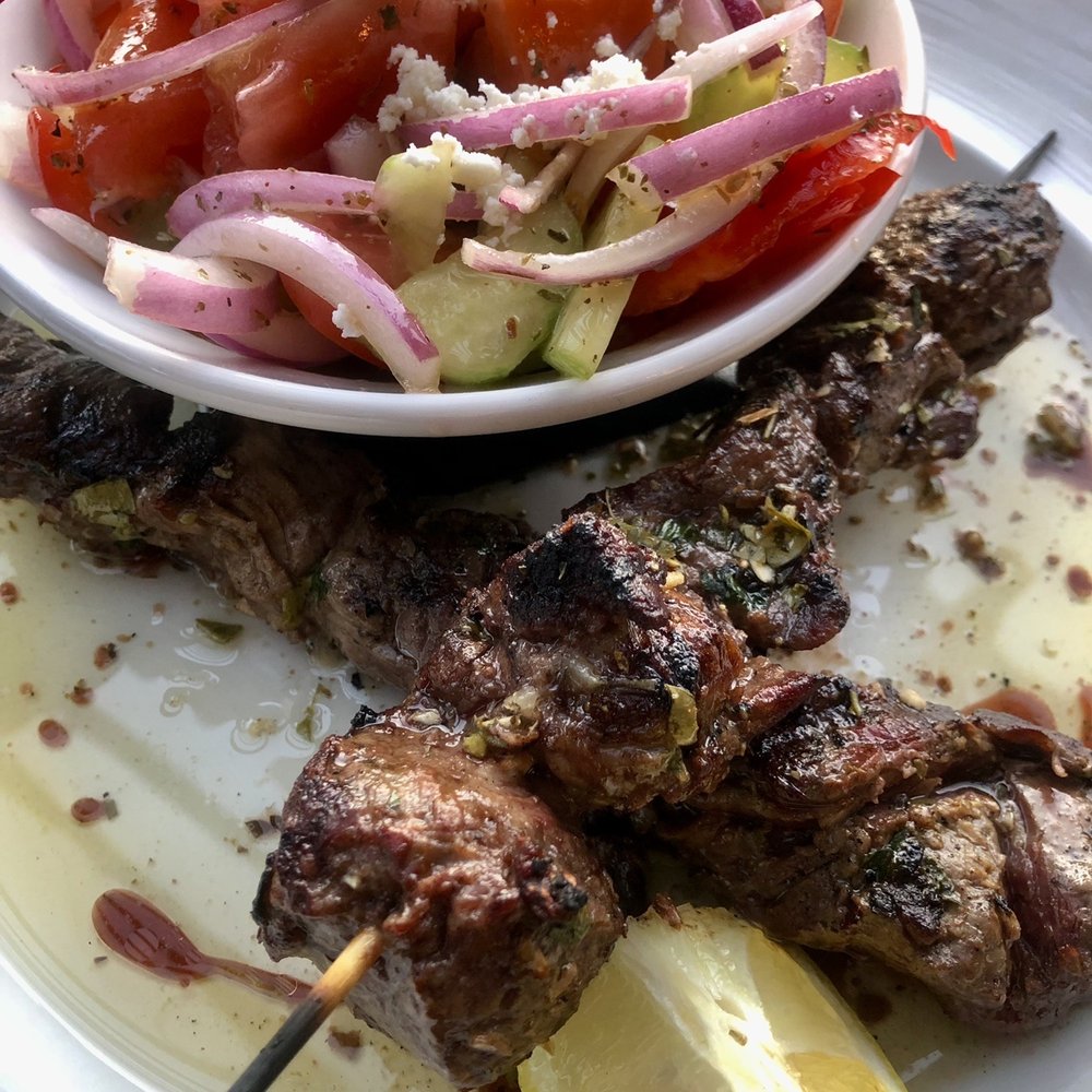 Opa Morgan Hill - Beef Souvlaki** - Greek Near Me - Morgan Hill, California Opa Morgan Hill - Beef Souvlaki** - Greek Near Me - Morgan Hill, California