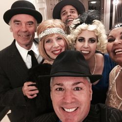 A Touch of Mystery & More Entertainment Group - The cast of LETHAL LIBATIONS! at Greystone Mansion in Beverly Hills