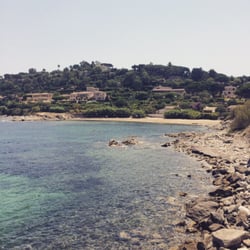 Plage des Graniers - La plage vue de la falaise