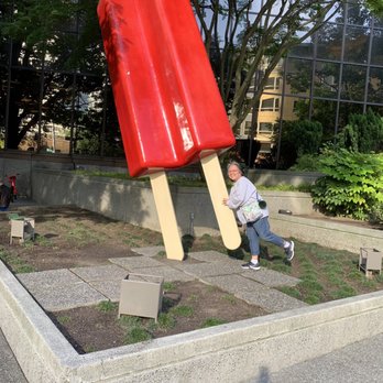 Giant Red Twin Popsicle - Public Art Near Me - Seattle, Washington Giant Red Twin Popsicle - Public Art Near Me - Seattle, Washington