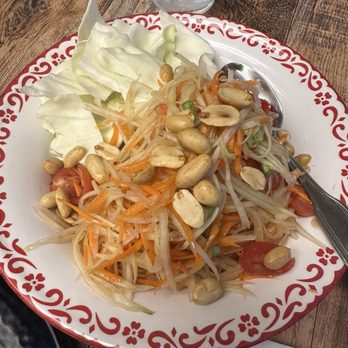 Kin Dee Thai - Papaya salad 3/5 spice was perf for me! - Thai Near Me - Las Vegas, Nevada Kin Dee Thai - Papaya salad 3/5 spice was perf for me! - Thai Near Me - Las Vegas, Nevada