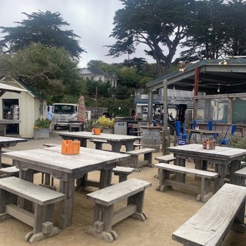 Hog Island Oyster - Outside patio - Seafood Near Me - Marshall, California Hog Island Oyster - Outside patio - Seafood Near Me - Marshall, California