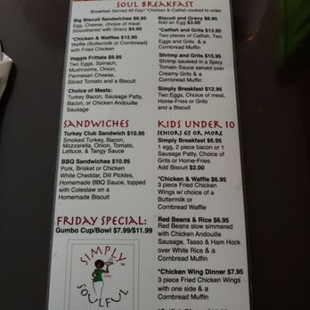 Simply Soulful - Menu - Desserts Near Me - Seattle, Washington