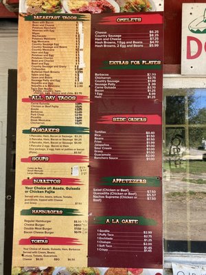 Menu photo 2 Tacos Don Nacho San Antonio, TX