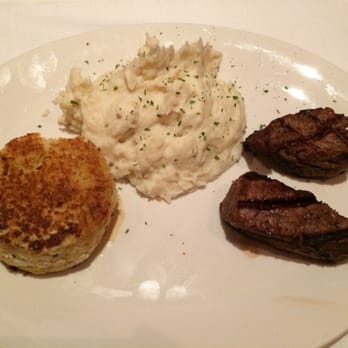 Stoney River - Two Filet Medallions & Crabcake. Perfect. - Steakhouses Near Me - Deer Park, Illinois Stoney River - Two Filet Medallions & Crabcake. Perfect. - Steakhouses Near Me - Deer Park, Illinois