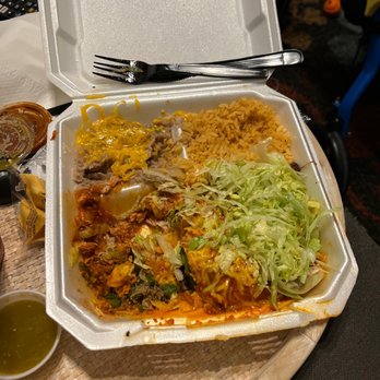 Herrera's Mexican Food - 1 chicken, 1shredded beef enchilada with rice and beans - Mexican Near Me - Peoria, Arizona Herrera's Mexican Food - 1 chicken, 1shredded beef enchilada with rice and beans - Mexican Near Me - Peoria, Arizona