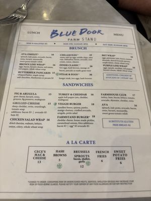 Menu photo 8 Blue Door Farm Stand Chicago, IL