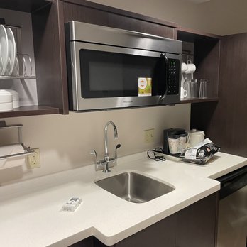 Home2 Suites by Hilton Middletown - Kitchen area - Hotels Near Me - Middletown, New York Home2 Suites by Hilton Middletown - Kitchen area - Hotels Near Me - Middletown, New York