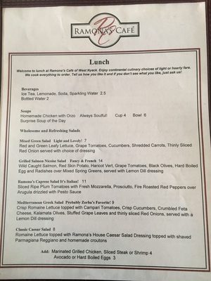 Menu photo 8 Ramona's Cafe West Nyack, NY Menu photo 8 Ramona's Cafe West Nyack, NY