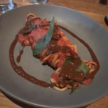 Monteverde - Spaghetti al Pomodoro with Chili oil - Italian Near Me - Chicago, Illinois