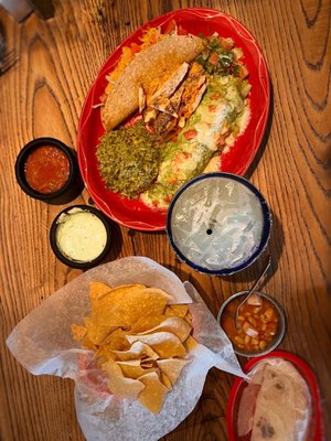 Photo of El Tiempo Cantina - Richmond - Houston, TX, US. a plate of mexican food