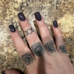 Nails Club - Acrylics with Midnight gel polish