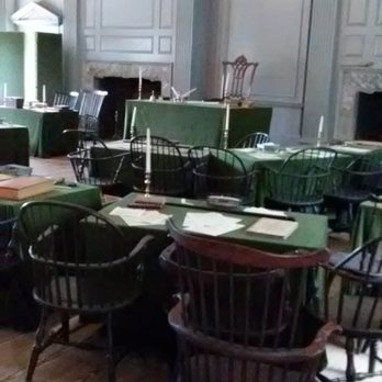 Independence Hall - Assembly room, where the Declaration of Independence and United States Constitution were signed - Landmarks & Historical Buildings Near Me - Philadelphia, Pennsylvania